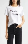 Cinq À Sept Cinq A Sept Rhinestone Oui Oui Tee