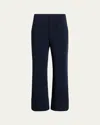 Cinq À Sept Pamela Tailored Crop Pants In Navy