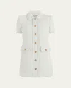 Cinq À Sept Pammy Mini Dress In Gardenia