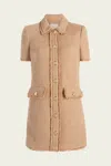 Cinq À Sept Pammy Mini Dress In Brown Sugar