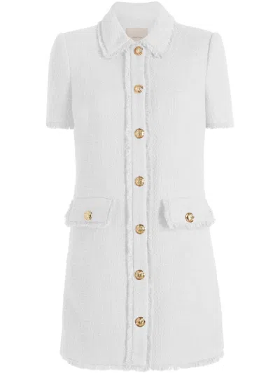 Cinq À Sept Pammy Mini Dress In Gardenia