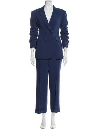 Pre-owned Cinq À Sept Pant Set In Blue