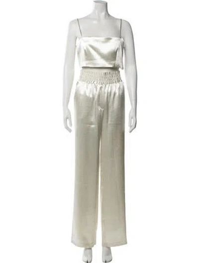 Pre-owned Cinq À Sept Pant Set In Neutral