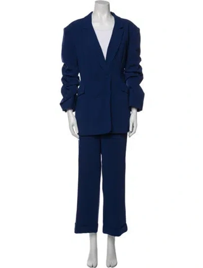 Pre-owned Cinq À Sept Pantsuit In Blue
