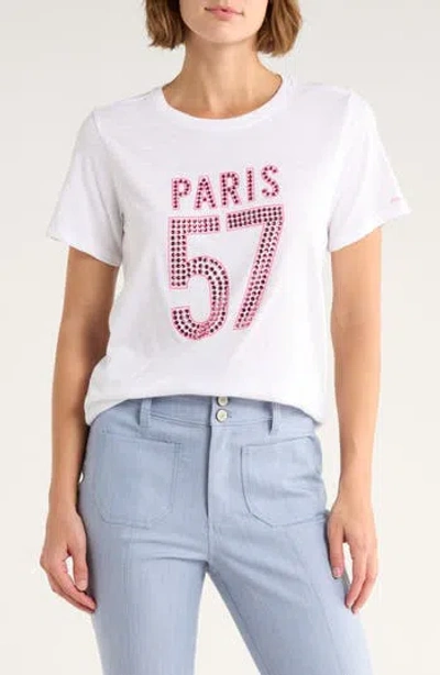 Cinq À Sept Paris 57 Graphic T-shirt In White