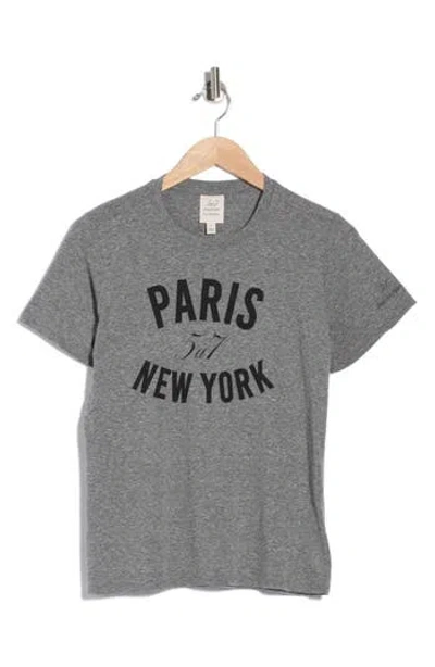 Cinq À Sept Paris New York Graphic T-shirt In Gray