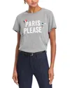 Cinq À Sept Cinq A Sept Paris Please Graphic Tee In Heather Grey