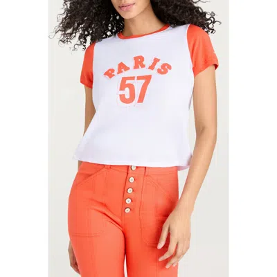 Cinq À Sept Paris Shrunken Ringer T-shirt