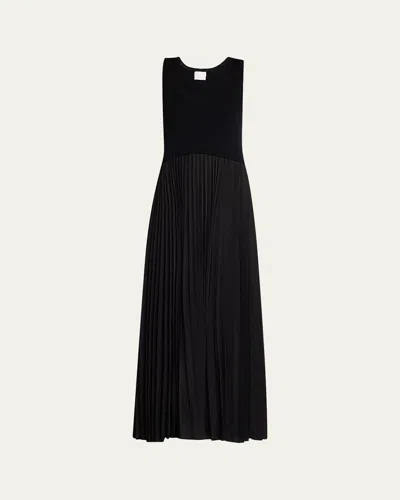 Cinq À Sept Parma Sleeveless Pleated Maxi Dress