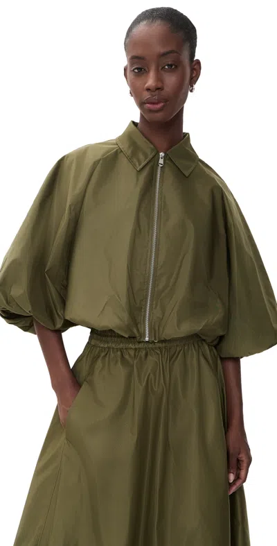 Cinq À Sept Paulina Jacket Dark Olive In Green