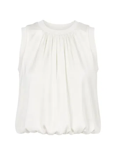 Cinq À Sept Cinq A Sept Peia Bubble Hem Top In White