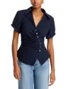 Cinq À Sept Cinq A Sept Pelona Top In Navy