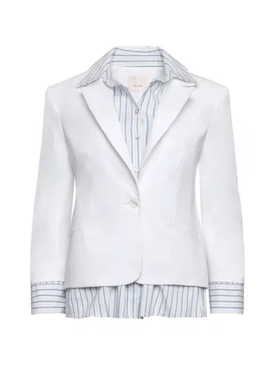 Cinq À Sept Peri Striped Blazer In Multi
