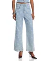 Cinq À Sept Cinq A Sept Petite Bouquet High Rise Jeans In Cornflower Multi In Blue