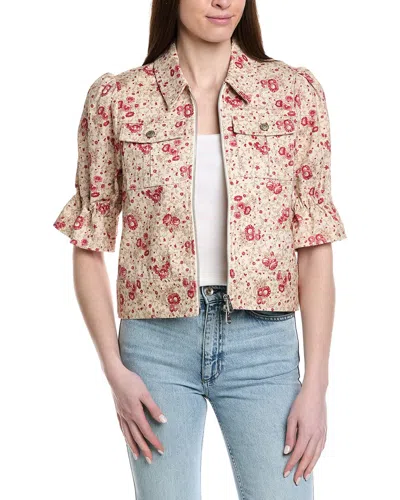 Cinq À Sept Petite Bouquet Holly Jacket In Pink