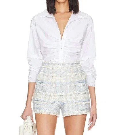 Cinq À Sept Poplin Arden Top In White