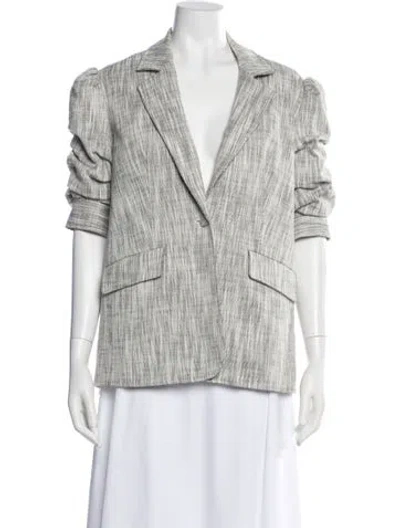 Pre-owned Cinq À Sept Printed Blazer In Multi