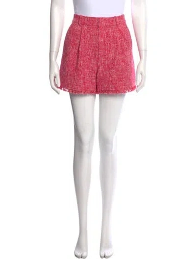 Pre-owned Cinq À Sept Printed Mini Shorts In Pink