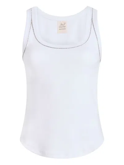 Cinq À Sept Quenta Top In White