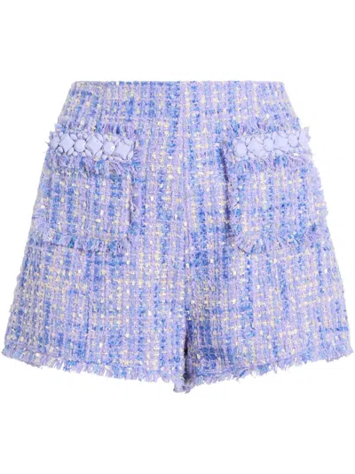 Cinq À Sept Racquel Shorts In Purple