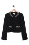 Cinq À Sept Randi Deco Border Jacket In Black