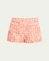 Cinq À Sept Raquel Beaded Bouclé Shorts