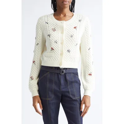 CINQ À SEPT CINQ À SEPT RASA BEADED CARDIGAN