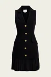 Cinq À Sept Regan Dress In Black In Black/black