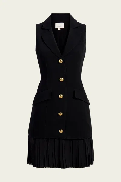Cinq À Sept Regan Dress In Black In Black/black