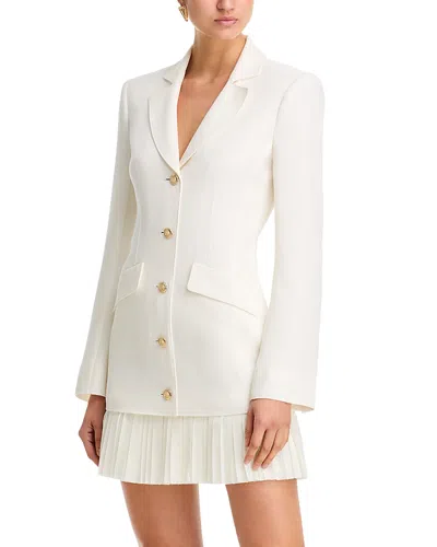 Cinq À Sept Cinq A Sept Regan Long Sleeve Blazer Dress In Ivory