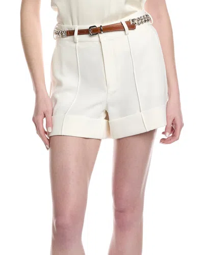 Cinq À Sept Rhinestone Belt Ester Short In Pink