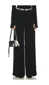 Cinq À Sept Rhinestone Chain Genna Pant In Black
