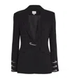 Cinq À Sept Cinq A Sept Cheyenne Rhinestone Pin Blazer In Black