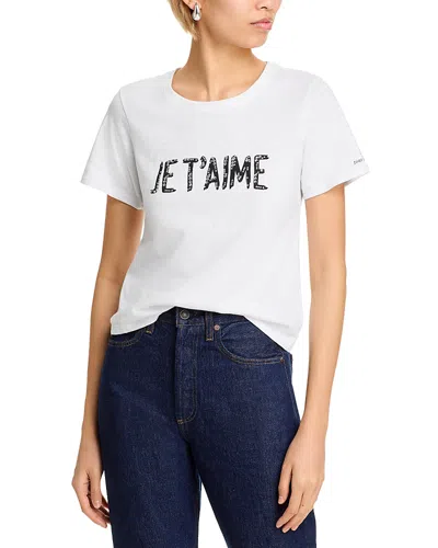 CINQ À SEPT CINQ A SEPT RHINESTONE JE T'AIME TEE