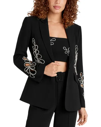 Cinq À Sept Rhinestone Paisley Cheyenne Blazer In Black