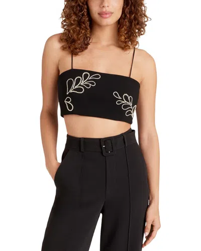 Cinq À Sept Rhinestone Paisley Nikki Top In Black