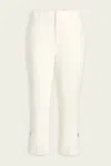 Cinq À Sept Rhinestone Pin Kerry Pant In Ivory In Neutral