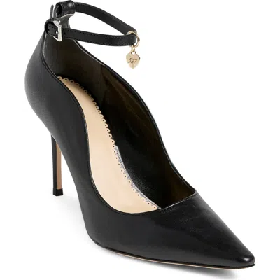 Cinq À Sept Riley Soft Curve Pointed Toe Pump In Black