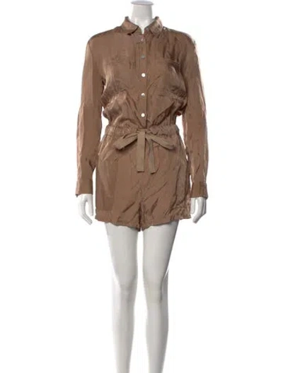 Pre-owned Cinq À Sept Romper In Neutrals