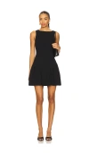 Cinq À Sept Royce Button-front Ruffled Dress In Black