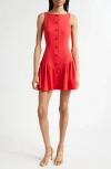 Cinq À Sept Royce Sleeveless Minidress In Red