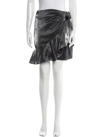 Pre-owned Cinq À Sept Ruffle Embellishment Mini Skirt
