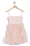 Cinq À Sept Ryan Ruffle Strapless Dress In Icy Pink