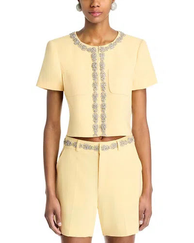 CINQ À SEPT CINQ A SEPT SAMINA EMBELLISHED JACKET