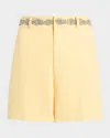 Cinq À Sept Cinq A Sept Samina Embellished Shorts In Butter