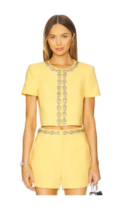 Cinq À Sept Samina Jacket In Lemon