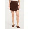 Cinq À Sept Scotlyn Faux Wrap Miniskirt In Brown