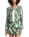 Cinq À Sept Cinq A Sept Sequin Damask Aspen Jacket In Multi