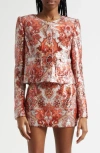 Cinq À Sept Cinq A Sept Sequin Damask Jacket