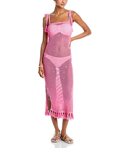Cinq À Sept Cinq A Sept Sequin Kerry Cover Up Dress In Pink